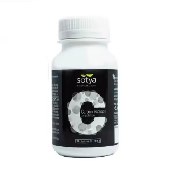Sotya CARBON PROBIOTICO 90 Caps Activado Depurativo Natural - 1