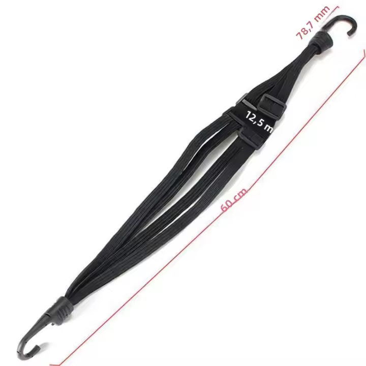 Correa De Equipaje Universal Para Motocicleta 60cm Cierre Elástico De Alta Resistencia Retráctil Protección Para Casco Y Cambios De Marchas - 1