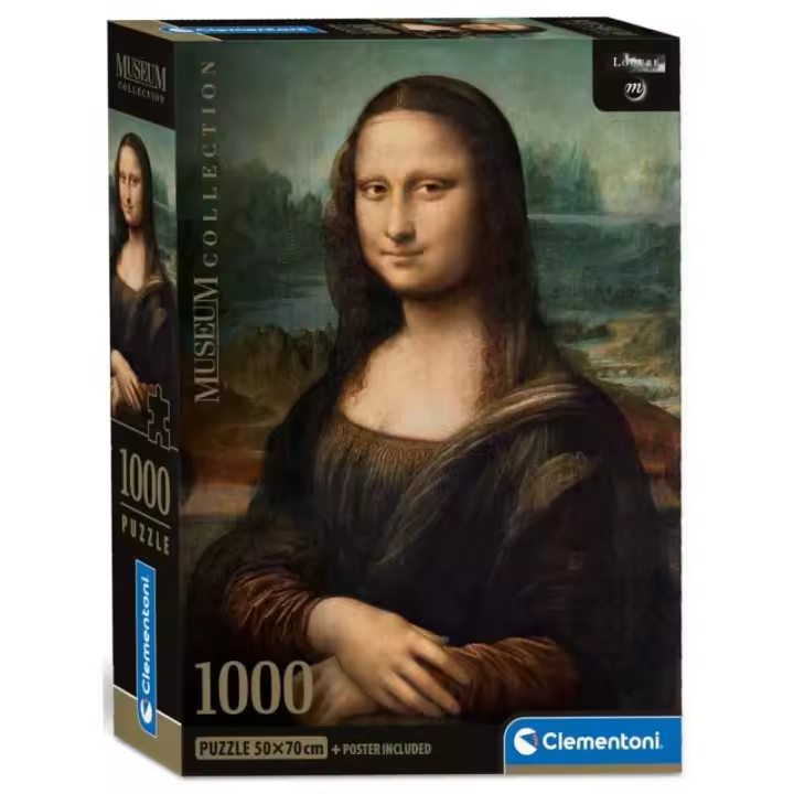 Puzzle 1000 Piezas Gioconda Leonardo da Vinci Clementoni - 1