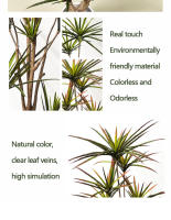 Planta Artificial De Dracaena Tropical Grande 90-120 Cm En Maceta Hojas De Palmera Falsas Para Decoración De Interiores Y Jardín - details 2