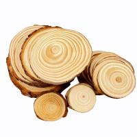Círculos De Madera De Pino Natural No Terminados 3-12cm Para Manualidades DIY Bodas Y Decoración Del Hogar Discos Con Corteza - details 1