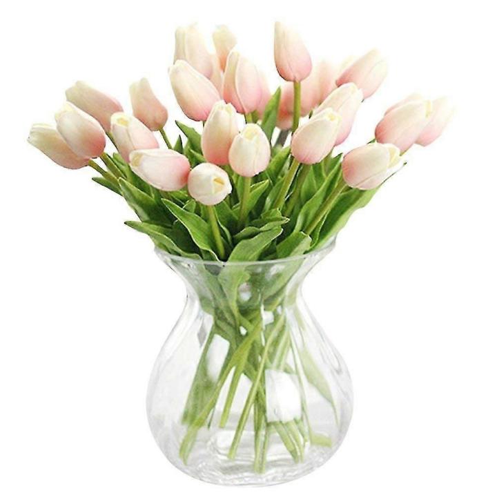 10pcs Realistic Artificial Tulip Flowers Home Wedding Party Decor