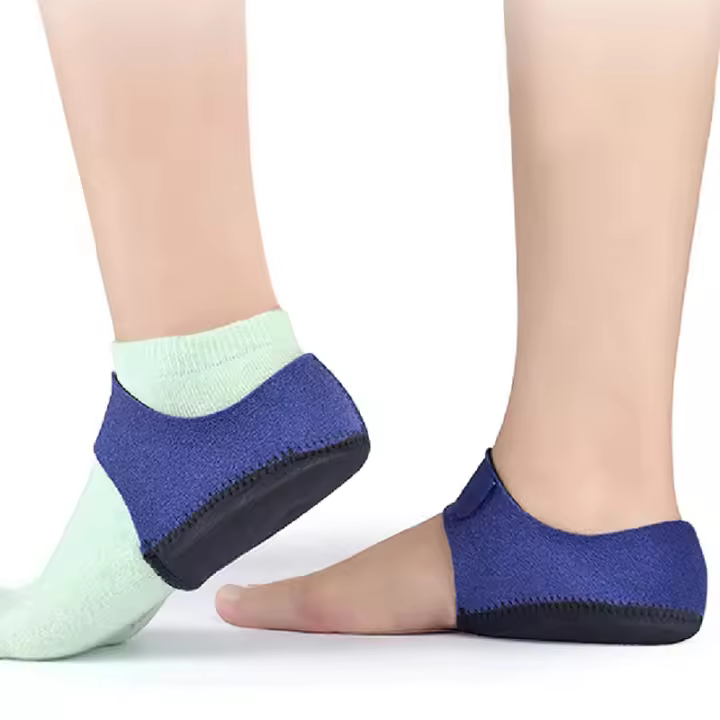 Almohadillas De Gel Para Talón 1 Paquete Alivio Del Dolor De Talón Y Fascitis Plantar Ideal Para Pies Doloridos Y Roturas De Talón - 1
