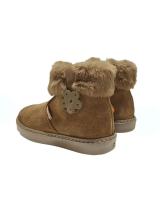 Botas de piel de Titanitos para niña mod. U712 Paloma color Topo - details 2