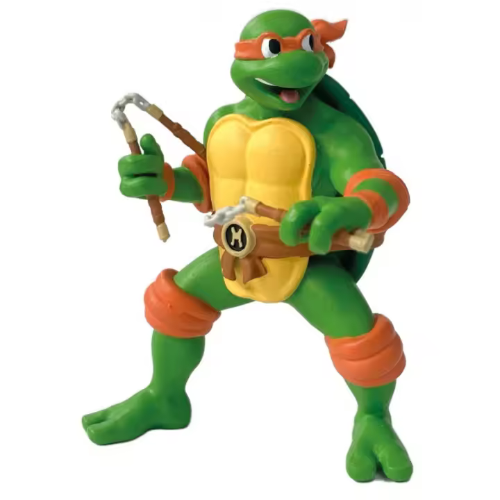 Figura Michelangelo Las Tortugas Ninja TMNT 9 cms - 1