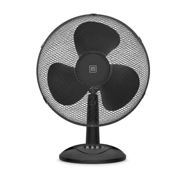 Emma - Ventilador de pie ultra silencioso 45 W con 3 velocidades altura modulable y oscilación 120°, pedestal ligero y… — oferta en Miravia