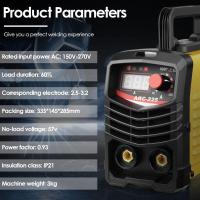 Máquina de soldadura de 220V ARC 225A, transformador de cobre, inversor de paso de bivoltaje, CC 3500W, equipo soldador MMA - details 1