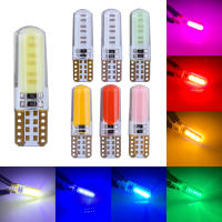 10PCS T10 W5W Lámparas LED Silicona COB 194 168 Canbus Sin Error Luz Interna De Coche Lámparas De Estacionamiento Map Dome 12V - details 0