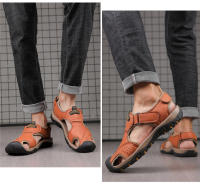 Sandalias De Verano Para Hombre Zapatos Planos Casuales Cómodos Y Antideslizantes Sandalias De Playa Ligeros Con Cordones Material Superior De Cuero Artificial Y Suela EVA - details 20