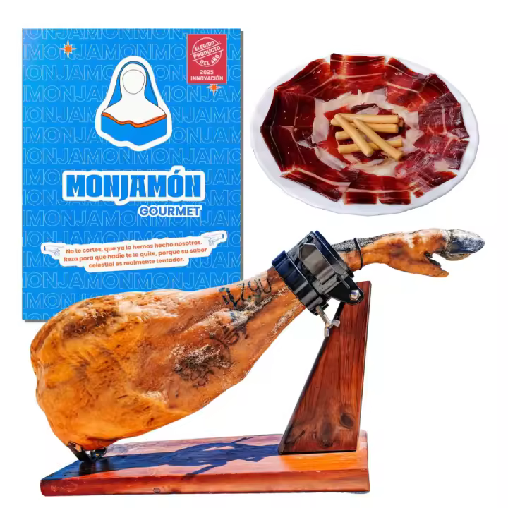 Monjamón - Sagrada Paleta de Bellota 100% Ibérica - Pata Negra [ Elegido Producto del Año 2025] - Brida Negra" - Delicioso Jamón Ibérico de Bellota 100% Pata Negra - Brida Negra de Calidad  Gourmet  Bellota PREMIUM  Pocas Unidades - 1
