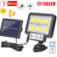 LED Luz Solar Exterior 1000LM 3 Modes Focos LED Exterior Solares con Sensor de Movimiento IP65 Impermeable Split Lampara Solar Exterior con Cable de  para Jardin Garaje Camino - details 0