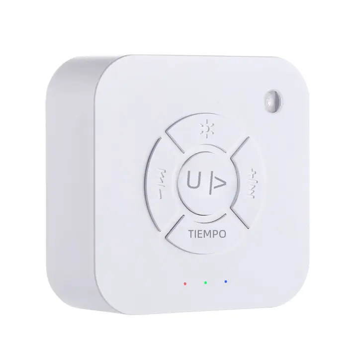 Máquina De Ruido Blanco Con 9 Sonidos Relajantes Y Luz Respiratoria Timer Carga Type-C Para Bebés Hogar Viaje Soporte Para Dormir - 1