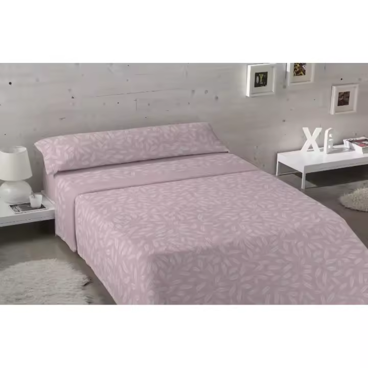 Karamelo Home Sábanas de Coralina URIEL Rosa Palo - Tacto Suave - Invierno - 100% Poliéster - 1