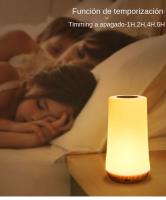 Lámpara Nocturna LED Recargable RGB Con Control Remoto Y Táctil 13 Colores Cambiables Luz De Mesa Dimmable Para Cama - details 3
