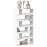 vidaXL Estantería de madera de ingeniería negra 100x33x187,5 cm en color Negro/Gris sonoma/Gris hormigón y más | almacenamiento funcional diseño moderno para baño dormitorio sala - details 4