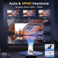 Proyector Inteligente Full HD HUASHIJIE P30 pro 4K Cine Multimedia Android 11 Portátil Para Juegos Y Home Theater Resolución LCD - details 4