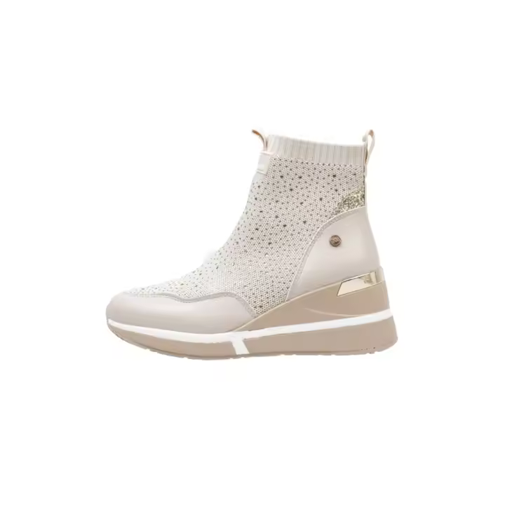 Botín Cuña Mujer Xti 141701 Beige - Elegante y Cómodo - 1