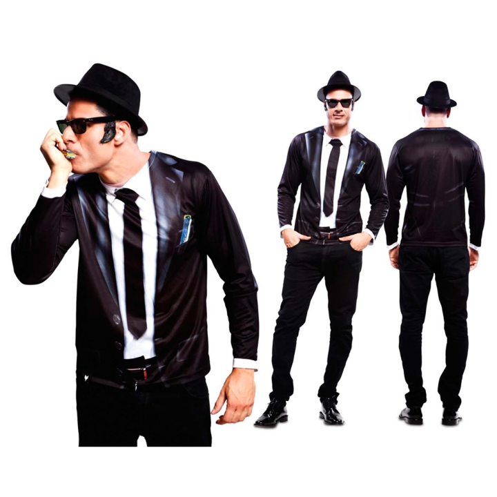 My Other Me - Disfraz Bluesman Talla S (T-Shirt) (230076)
