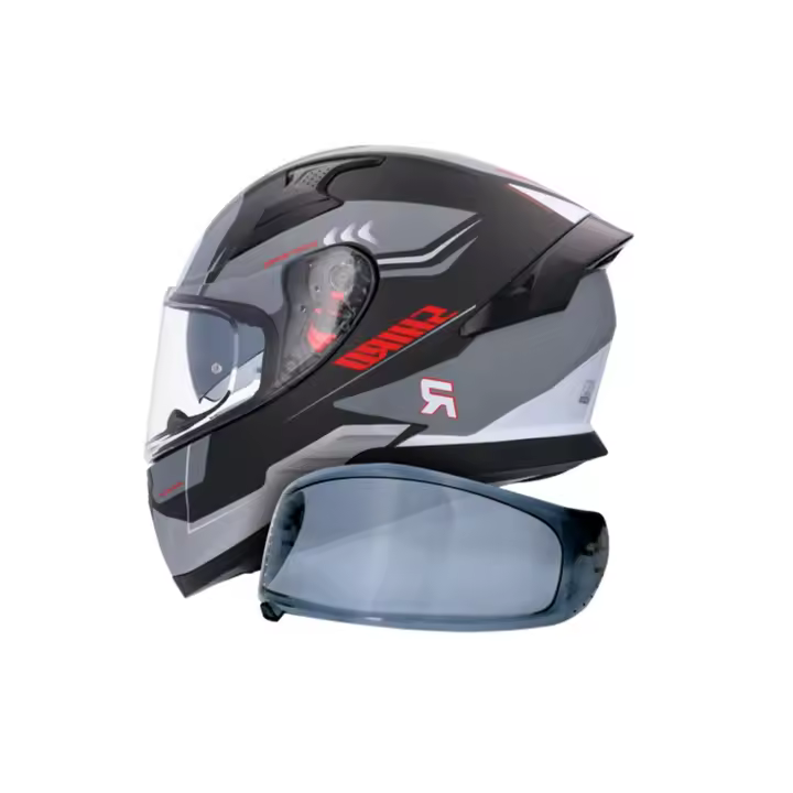 SHIRO CASCO KATANA SOLID GRIS MATE - 1