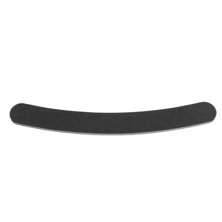 PACK 12 LIMAS NEGRA ACOLCHADA CURVA 175 X 3 MM. (marca: Pollié) - 1