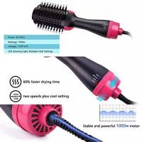 Cepillo Secador de pelo 2 en 1 de un paso, Cepillo de Rulo de Aire Caliente para Alisar o Rizar el Pelo de Una Pasada, Peine Secador, rizador, peine, cepillo secador de aire eléctrico, Envío desde España - details 6