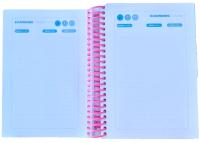 MP -  Agenda escolar de Tapa Dura 2024 - 2025 Tamaño A5 15x21 cm , Color Azul y Turquesa, con Páginas para Nombre, Exámenes, Entregas y Excursiones - Diseño en Portada días por página. Agendas Bonitas - details 3