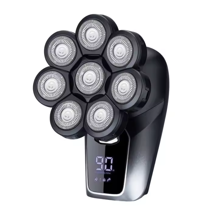 Nueva afeitadora eléctrica multifunción seis en uno LK-8350 con pantalla digital para cabeza calva - 1