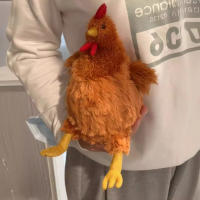 Muñeco De Peluche Jelly Cat 25cm Cecil Pollo Simulación Muñeco De Hen Creadivo Decoración De Hogar Cojín Juguetes Para Gatos Suministros Para Mascotas - details 0