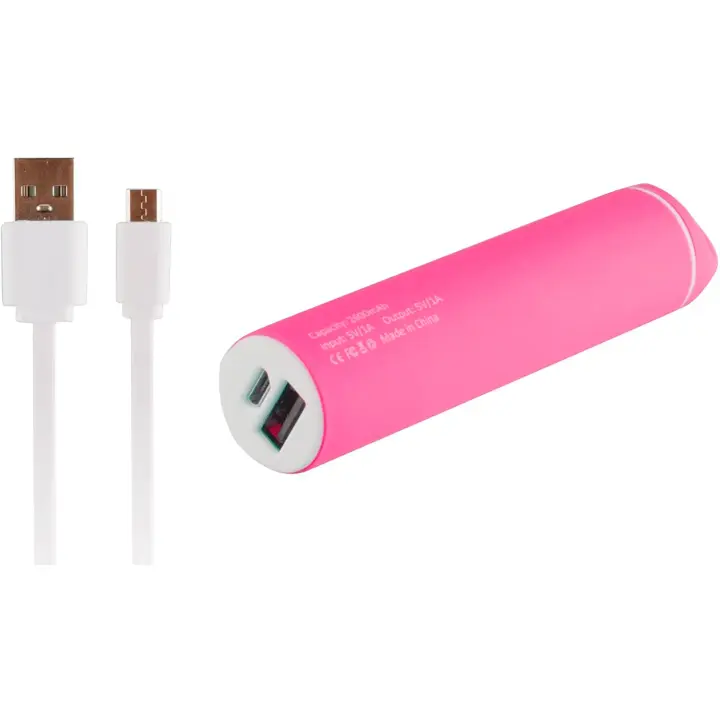 Power Bank Muvit 2600 mAh Rosa MUCHP0062 - 1