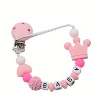 Portador De Chupete Para Bebé Clip De Silicona Con Cadena De Chupetes Regalo Para Niños De 0 a 24 Meses Diversos Colores Disponibles - details 0