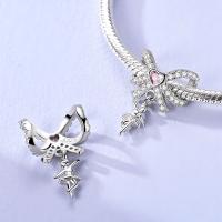 Encantos De Borla De Corazón Rosa En Plata 925 Encantos De Bolas Para Pulseras Originales DIY Joyería Accesorios De Moda Para Mujer - details 12