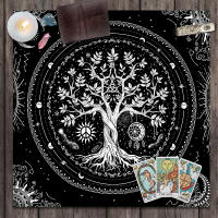 1pc Teléfono De Luna Para Tarot Teléfono De Astrología Juego De Tablero Zodíaco Equilibrio Solar Decoración Para El Hogar - details 2
