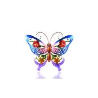 2 piezas de metal mariposa pared decoración gran mariposa pared arte inspirada N hueco mariposa pared esculturas para interior exterior dormitorio Oficina jardín decoración - details 2