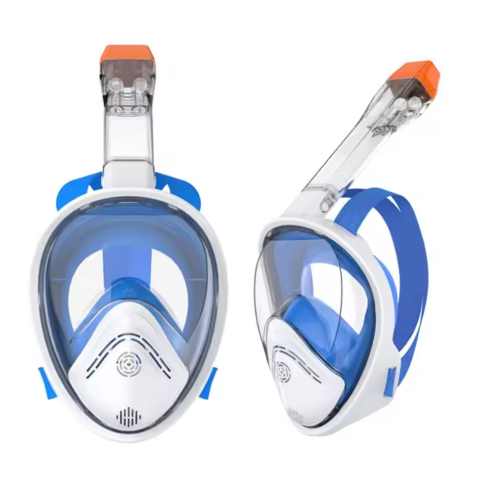 Máscara de buceo 2025 nueva, completamente seca y antivaho, para adultos y niños. - 1