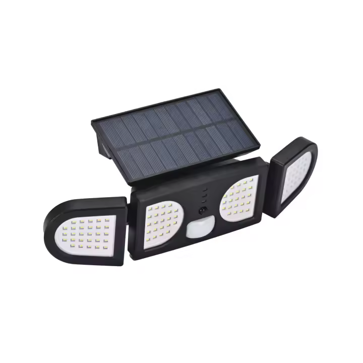 Ledkia Foco Proyector LED Solar 5W IP65 con Sensor de Movimiento PIR y Crepuscular 6000K - 6500K Sí Negro Blanco Frío - 1