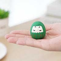 Muñeca Daruma De Cerámica Japonesa 1/6pcs Encanto De Suerte Adorno De Fortuna Ornamento De Paisaje Decoración Para El Hogar Accesorios Miniatura Regalos - details 23