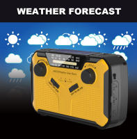 Radio multifunción manivela Solar USB FM/AM Radios meteorológicas linterna de emergencia banco de energía Radio de alto volumen de muy calidad - details 8