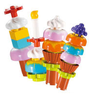 Conjunto De Bloques De Construcción Grande 29pcs Serie Amigos DIY Creativo Soñar Helado Kawaii Juguetes Para Niñas Regalo De Cumpleaños - details 2