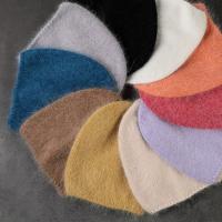 Gorro De Piel De Conejo De Nueva Moda 2024 Para Mujer Con Cabello Largo Caliente Y Suave Gorro De Invierno De Color Sólido Simplicidad Y Calidez Para Exterior - details 14
