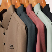 Camisa Polo Casual Para Hombre Con Insignia De Color Sólido Transpirable Y Cómoda Versátil Para Negocios Estilo Moderno - details 21