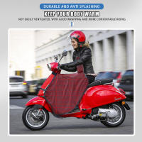 Cubierta Para Piernas De Bicicleta Eléctrica Impermeable Y a Prueba De Viento Guantes De Frío Para Scooter Y General - details 3