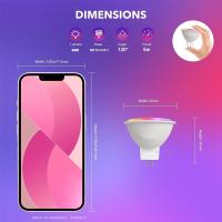 Suidhome Bombilla LED Inteligente WiFi GU5.3/MR16 DC12V Spot Mini Cambio De Color RGBCW Compatible Con Alexa Y Google Home - details 5