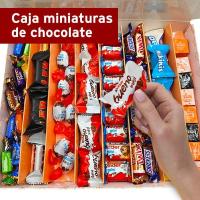 Caja Chocolatinas Regalo - Más de 80 Chocolatinas y Bombones para Regalar - Kinder Bueno, Kinder Chocolate, Toblerone, Snickers, Twix, Merci, Bombones Milka, Perfecto como Regalo de San valentin. - details 1