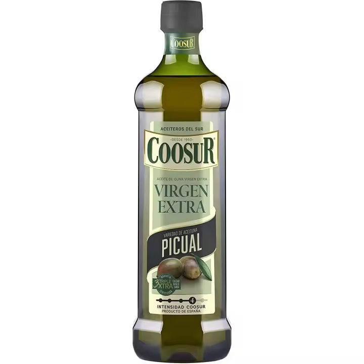 Aceite de oliva virgen extra variedad de aceituna PICUAL Coosur, intensidad 3 - 1