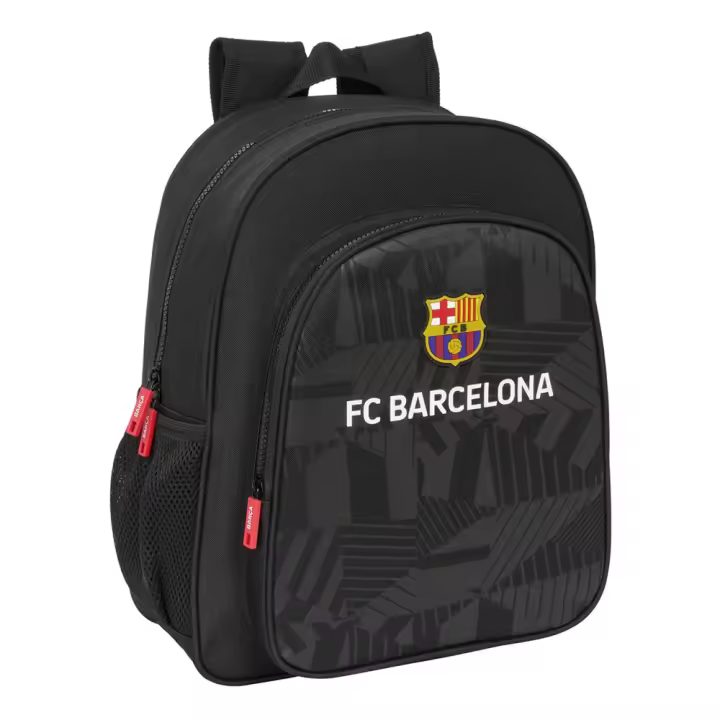 Mochila Junior Adaptable a Carro F.C.Barcelona "Black" 32X38X12 Cm (Safta 612426640) - 1