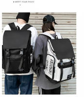 Mochila para estudiantes de niños y niñas, estilo coreano, moderna y de moda, mochila de viaje de ocio al aire libre de gran capacidad. - details 13