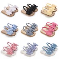 Sandalias De Verano Para Bebés Casual Y Minimalistas Zapatos Con Lazo Suelas Suaves Ligeros Para Caminar Comodidad Breathability Para Niñas - details 1