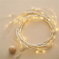 48 LED De Vinagre De Birka Luces De Poder Batería Artificial Ramas De Decoración Para Navidad Chimeneas Mesas Interiores Y Exteriores - details 8