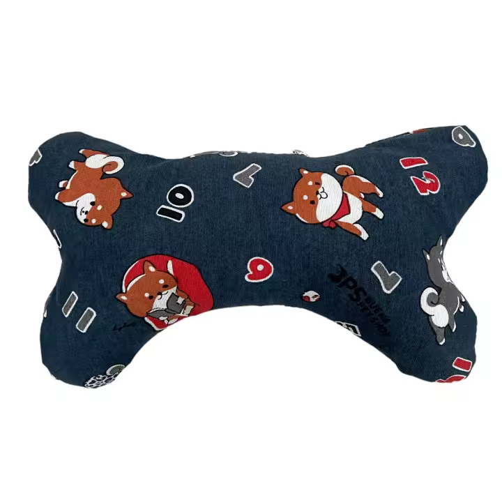 COTTECOTA-Cojín para perro 19x31,5cm Modelos aleatorios Color Aleatorio  Cojín en forma de hueso Gato cojin, Almohada de peluche para mascotas reposacabezas protectora para dormir para gatito, perro Almohada para Dormir Cojin gato Ref.14165 - 1