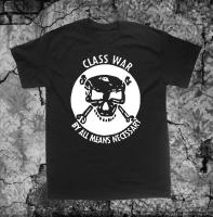 Camiseta De Talla Grande Para Hombres Con Estampado De Guerra Clase Y Anarquía Camiseta De Moda Casual Transpirable Y Ligera Para Todas Las Estaciones - details 2